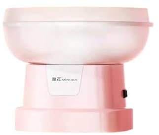 WANGHAI-666 Cotton Candy Makers Children Cotton Candy Machine Home Fully Automatic Cotton Candy Toy Making Machine for Handmade Mini Colored Candy Candy Floss Maker(Pink)