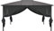Wenjingqi 44642 Tonnelle avec rideaux en aluminium, 4 x 3 x 2,6 m, noir, noir