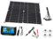 TOYANDONA Cargador Solar 20W para Exteriores Panel Solar Flexible con Controlador de 10A para Camping y Emergencias Ip65 Células Solares Monocristalinas con USB