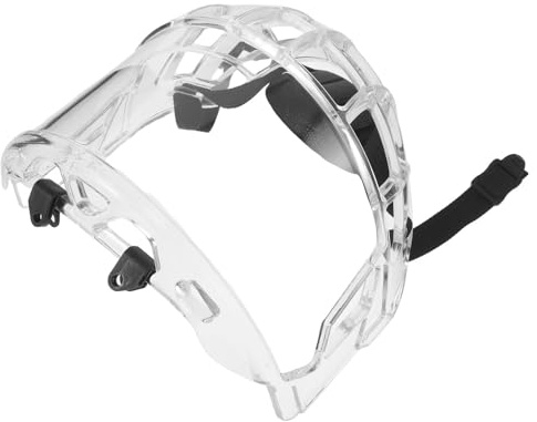 SHINEOFI Visera Protección Transparente y sobre Casco de Hielo Hockey de PC Efectiva Visión Clara para Adultos y Jóvenes Juegos Competitivos