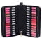 ROWNYEON Lipstick Organiser Case Portable Lipsticks Holder Bag Travel Makeup Bag Cosmetic Case Large Capacity Lipstick Carrying Case Box Makeup Artist Lip Gloss Storage Bag,22 Slots