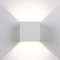 Topmo-plus 12w lampada da parete a LED con angolo regolabile/Applique a LED per esterni/interni Impermeabile/Puri COB/Illuminazione a parete Quadrato 10CM 4000K (Bianco/bianco natural)