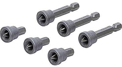 BGS Do it yourself Set di bit con arresto di profondità 6,3 mm (1/4) incavo trasversale PH2 6 pz. 50406
