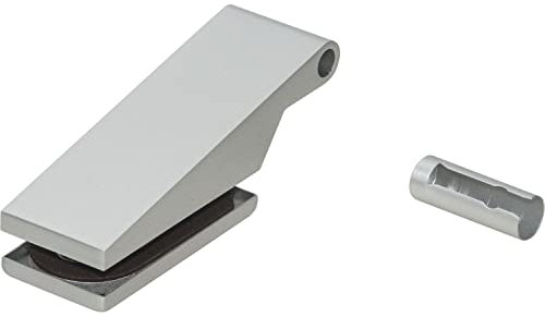 DORMA-Glas Bandoberteil mit Hülse Studio Classic 10.021, silber eloxiert