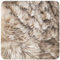 Householdfurnishing Lambskin Sheep Skin 100% Polyester Faux Fur Soft Door Mats Rug (Beige-Black, 60X110)