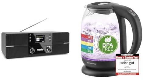 TechniSat DIGITRADIO 371 CD IR - Stereo Internetradio (DAB+ & Emerio WK-119255 TESTSIEGER Haus & Garten Test 02/2019
