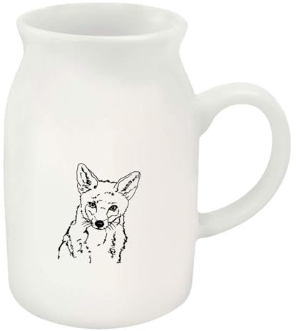 300ml 'Fox Face' Ceramic Milk Jug (MJ00008010)