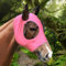 APOMOONS Fliegenmaske Pferd UV Schutz, Super Comfort Stretchy Pferdefliegenmaske mit Ohrenschutz, Fliegenhaube Pferde Fliegenmaske Horse Fly Mask, Fliegenmaske Shetty Large Eye Space (Rosig)