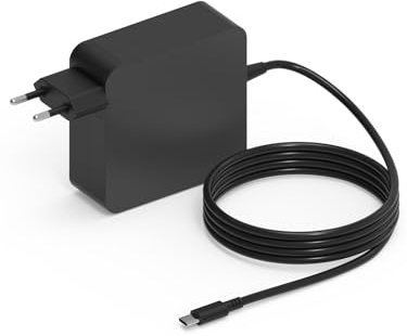 MJXYXCDH 65W Chargeur USB C Ordinateur Portable pour Lenovo ThinkPad X1 Chromebook 100e 300e 500e Yoga 910, HP Spectre 12 13 EliteBook, ASUS, Acer, MacBook, Samsung, Adaptateur Universel Type C