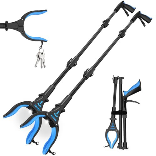 Kekoy 2Pack Grabber Reacher Tool Blu