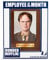 Silver Buffalo The Office Dunder Mifflin Paper Company Scranton Branch Employee of the Month Dwight K. Schrute Bilderrahmen, 12,7 x 17,8 cm