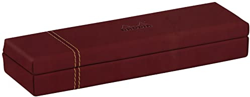 Rhodia 194511C Stiftetui 21x5,5x3cm Kunstleder Weinrot