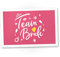 DankeDir! Team Bride JGA - Schild 30 x 20 cm - Braut Junggesellinnenabschied Hochzeit Geschenk Deko Party - Accessoires JGA Requisiten Fotobox Partydeko Hochzeitsdeko