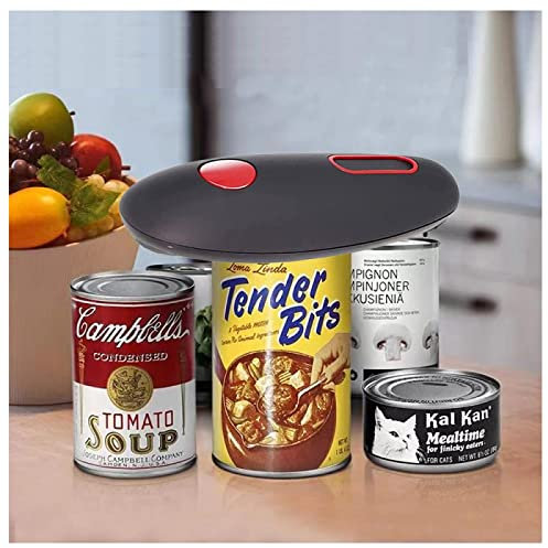 Abrelatas Electrico Para Latas Grandes , Con Borde Liso Abre Latas De Conservas Automatico , Abrelatas Para Latas De Casi TamañO, Los Mejores Utensilios De Cocina Para Chefs