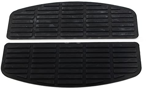 FSFY Repose-pieds pour marchepied avant avec insert en caoutchouc antidérapant pour Harley Davidson Touring Road King Road Glide Electra Glide
