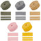PH PandaHall 10.9 Yards 2mm Doppelt Gefaltetes Schrägband 5 Farben PU Leder Faltenband Schrägbandband Vorgefaltete Bandbänder Zum Nähen Säumen Säumen Paspeln Quilten DIY Bastelprojekte