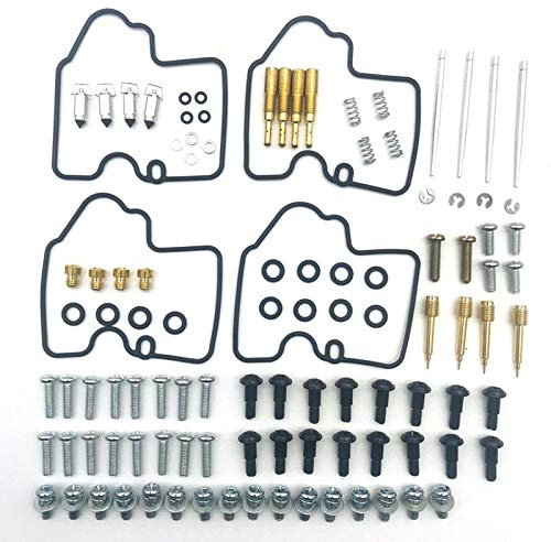 Flpeekash Kit di riparazione carburatore per Yamaha YZF R6 600 1999-2002, 4 pezzi