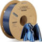 LANDU Silk Dual Color PLA Filament 1.75mm 3D Drucker Filament Coextrusion Filament PLA 1kg Multiple Color PLA Filament Maßgenauigkeit +/- 0.02 mm,1KG Spool (2.2lbs) Blau Schwarz