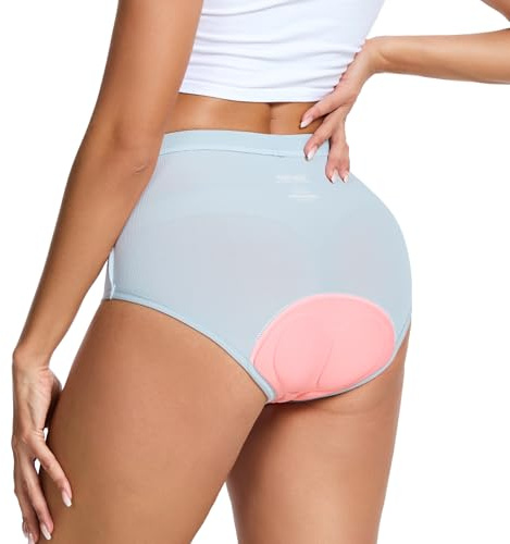 MEETWEE Damen Radunterhose, Fahrradhose Kurz Radlerhose Fahrrad Unterwäsche mit 4D Gel Gepolstert, Fahrradunterhose Atmungsaktiv Schnelltrocknend Radhose