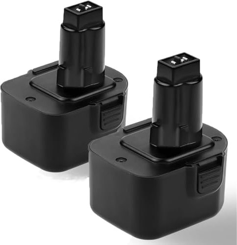 2-Pack 3.6Ah 12 Volt Ni-Mh DC9071 Replacement Battery Compatible with Dewalt 12V Battery DW9071 DW9072 DE9037 DE9071 DE9072 DE9074 DE9075 Cordless Power Tool