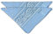 fashionchimp Nicki-Halstuch aus 100% Baumwolle im 2er Set, Unisex Bandana, AZO-Frei (Hellblau)