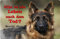 Nanyuk +++ Deutscher SCHÄFERHUND - Metall Warnschild Schild Hundeschild Sign - DSH 38 T19