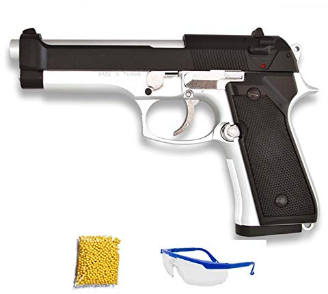 HFC HA-118E Mista. Pistola Airsoft calibro 6 mm (arma ad aria compressa con pallini di plastica o PVC). Sistema: molla. (Potenza: 0,33 joule)