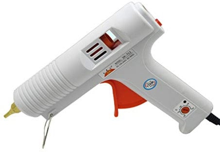 N / A Pistola Colla a Caldo Elettrica Temperatura Regolabile per Fai da Te Arti e Mestieri Progetti, Casa Riparazioni (Bianco, 19.5 * 16.5cm)