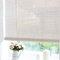 X1NGFU Weiße Bambusrollos Blickdicht,Fenster-Rollo Bambus Für Innen,Bambusrollo 70% Lichtfilter-Rollo,Sichtschutz Rollo Seitenzugrollo,for Indoor Und Outdoor,Teehaus,Mit Beschlag (90x140cm/36x55in)