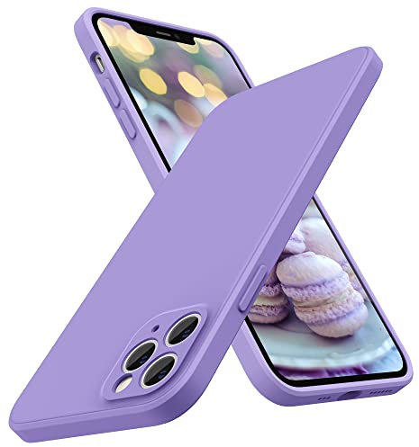 SURPHY Cover Compatibile con iPhone 11 Pro, Custodia in Silicone per iPhone 11 Pro Cover Antiurto con Protezione Individuale per Ogni Lente, Full Body Case per iPhone 11 Pro 5.8 (2019) (Viola)