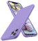 SURPHY Cover Compatibile con iPhone 11 Pro, Custodia in Silicone per iPhone 11 Pro Cover Antiurto con Protezione Individuale per Ogni Lente, Full Body Case per iPhone 11 Pro 5.8 (2019) (Viola)