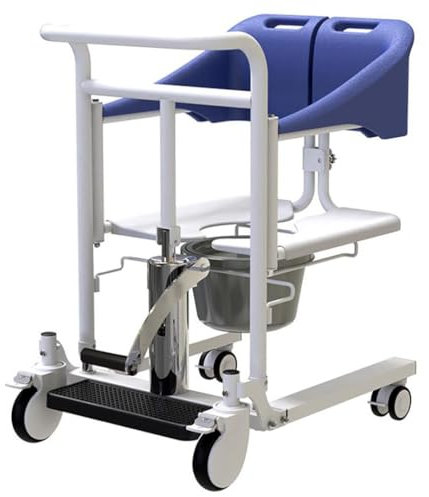 Hydraulischer Patientenlift-Rollstuhl für Zuhause,Tragbarer Patientenlifter,Toilettenstuhl, Duschstuhl-Aufzüge,Hydraulischer Patientenlifter Rollstuhl A