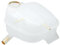 A ABSOPRO Depósito de Expansión de Agua de Refrigerante Botella de Recuperación de Expansión de Refrigerante de Motor No.1304223 para Vauxhall para Astra 1998-2009 Blanco 1 Unidad