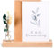 Hestya Hochzeit Geldgeschenk Set Spruch “Mr & Mrs für Immer und Ewig” Inkl. Sockel Hochzeitskarte Glasflasche Trockenblumen Umschlag Hochzeitsgeschenk Geld für Brautpaa