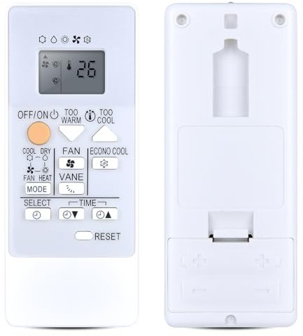 TCNOUMT RH18A - Mando a distancia de repuesto para aire acondicionado eléctrico Mitsubishi RH-18A MSZ-HR25VF MSZ-HR35VF MSZ-HR42VF MSZ-HR50VF