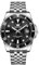 OLEVS Silber Uhr Herren Wasserdicht Quarz Analog Herrenuhr Edelstahl Großes Schwarz Zifferblatt Mens Watches mit Datum Moderne Leuchtende Herren Armbanduhr mit Metallarmband Geschenke für Männer