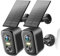 Techage Outdoor Surveillance Camera, 2K WiFi Wireless Surveillance Solar Camera Outdoor/Indoor with AI Motion Detection, Color Night Vision, 2-Way Talk, IP66 Waterproof, Cloud/SD Storage 2 Pack