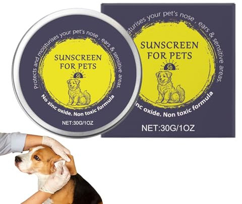 Sonnenschutz Für Haustiere, Feuchtigkeitsspendende Sonnencreme Für Hunde Und Katzen, Nase Für Hunde, Balsam Schnauzenbalsam, Tragbare Pflege, Beruhigende Hautcreme Bei