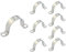 ONLISUM Pipe Strap Clamp,Ø 2 Inch U Brackets Metal,Heavy Duty 304 Stainless Conduit Clips for Pipes and Cables | Ø 50 mm | 8 Pcs
