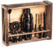 Mixology Bartender Kit: set di 11 attrezzi da bar con supporto in legno rustico, perfetto kit per barista e shaker per cocktail per una vera esperienza di miscelazione delle bevande, divertente idea