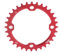 Fahrrad Kettenblatt, Mountainbike 32 Zähne -38 Zähne BCD 104 Aluminiumlegierung Einzelkurbel Kettenblatt für 104mm Schraubenmuster Mountainbike (32T-rot) Fahrräder und Zubehör