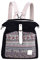 EVEOUT Vintage Unisex Casual Canvas College Schulter Rucksack, Frauen und Herren Laptop Rucksack für die Arbeit Schule Reisen, Wandern Camping Daypacks (D-Schwarz)