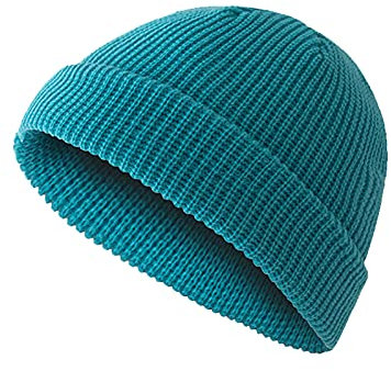 Hanxiulin Kaschmir Mütze Damen Winter warme Warme Ohrenschützer und Ski-Gesichtsmaske für Wintersport Strickmütze - Wintermütze mit Kunstfell Bommel - Slouch Strick Beanie Made