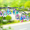 Kristallprismen Sonnenfänger Regenbogen Hängend,Kristalle Ornament Anhänger für Fenster, Kronleuchter, Ersatzteil für Lampen-Dekoration, 12 Stück