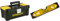 Stanley STST1-75515 Low Essential Tool Box, Black/Yellow, 12.5-Inch & Shock Proof Torpedo Level 230 mm/9 Inch 0-43-511