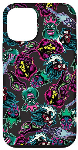 Hülle für iPhone 15 Disney Villains Evil Neondruck