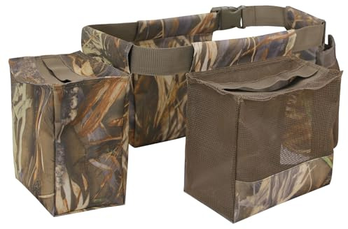 Jemora Sac de Chasse à Ceinture de Colombe réglable, avec Pochette de Jeu, Sacs à Coque, Porte-Bouteille d'eau pour la Chasse