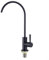Rubinetto filtrato da 1/4 in acciaio , purificatore diretto, rubinetto singolo per acqua fredda (nero)