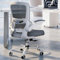 TRALT Bürostuhl Schreibtischstühle Mesh Computer Schreibtischstuhl mit Rollen Ergonomischer Bürostuhl Höhenverstellbar Drehstuhl Arbeitsstuhl (Schwarz)