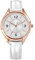 Comtex Montre pour Femme avec boîtier en Or Rose et Pierre de Cristal, Cadran Facile à Lire, étanche et Tendance, Rose Gold, Moderne